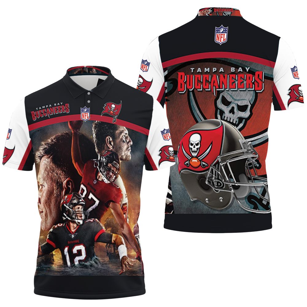 Tampa Bay Buccaneers Super Bowl Nfc South Divison Champions 3D All Over Print Polo Shirt