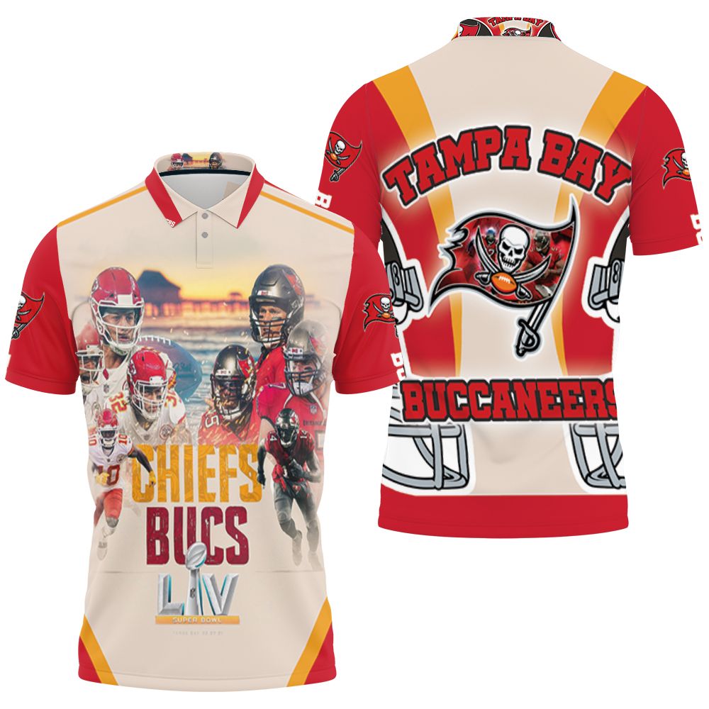 Tampa Bay Buccaneers Win Super Bowl Champions 3D All Over Print Polo Shirt