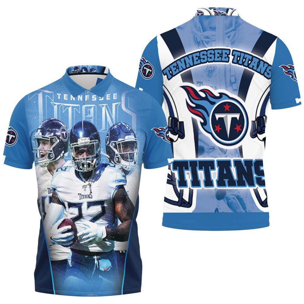 Team Tennessee Titans Afc South Division Champions Super Bowl 3D All Over Print Polo Shirt