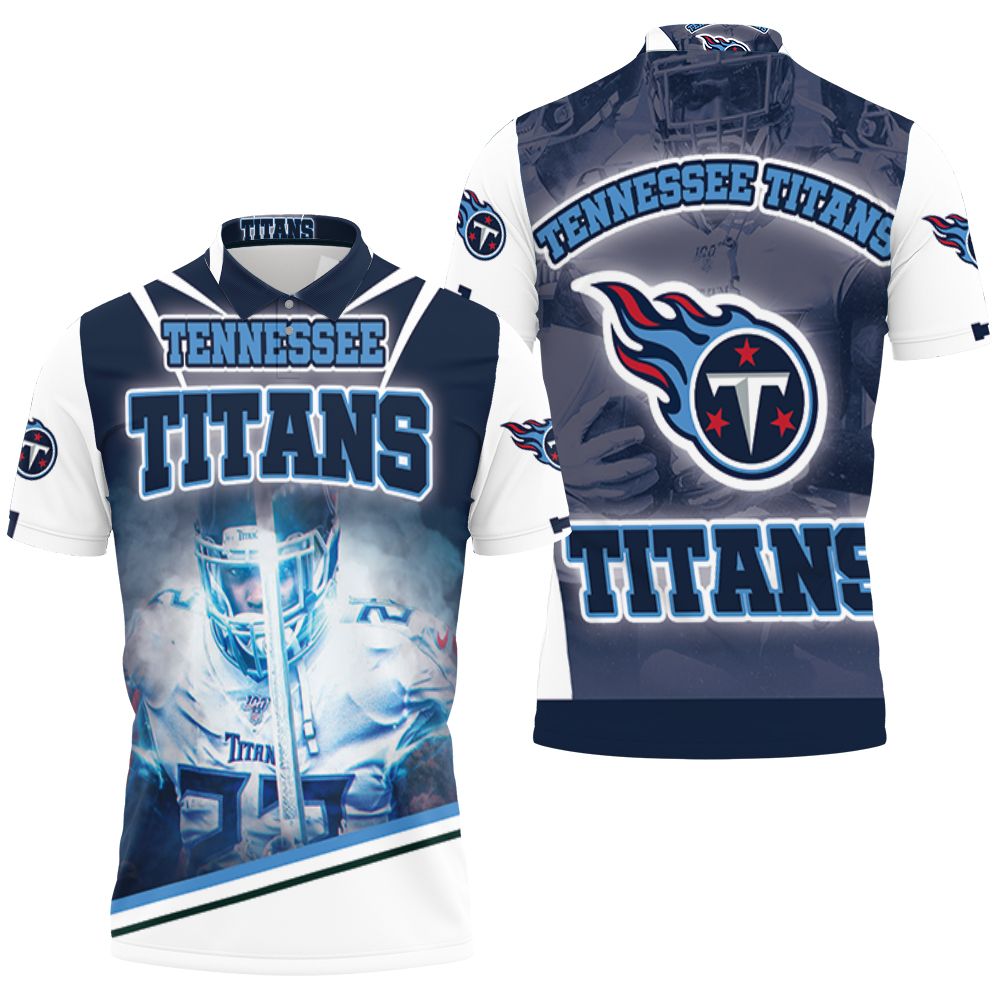 Tennessee Titans Super Bowl Afc South Division Logo For Fans 3D All Over Print Polo Shirt