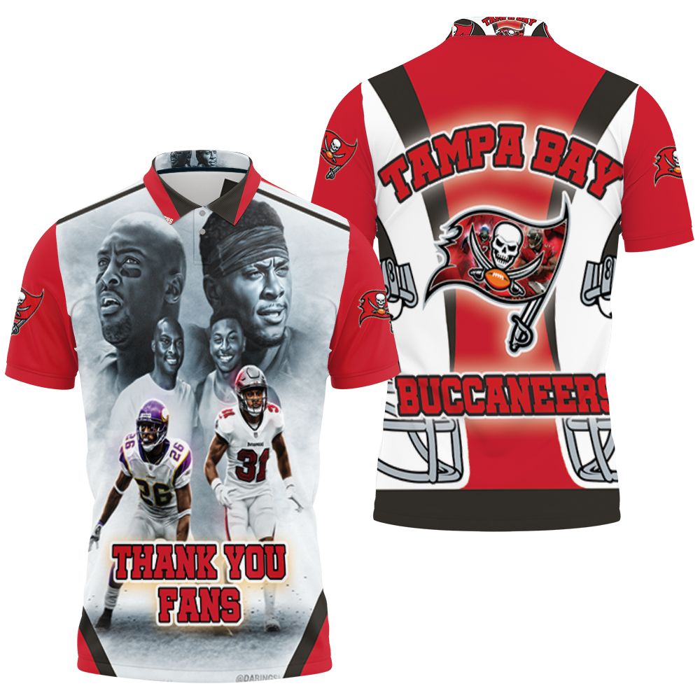 The Winfields Tampa Bay Buccaneers Antoine Winfield Jr 31 And Minnesota Vikings Antoine Winfield Sr 26 For Fans Polo Shirt