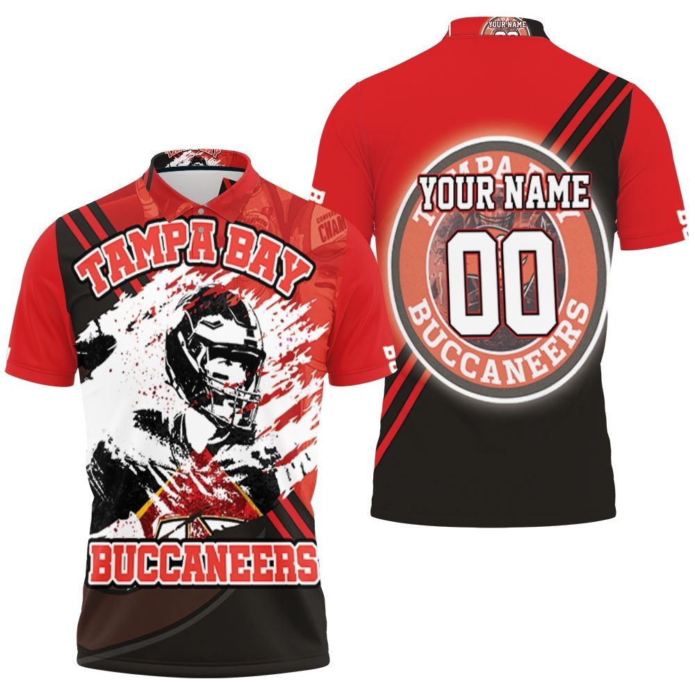 Art Tampa Bay Buccaneers  Super Bowl Champions Fan Personalized 3D All Over Print Polo Shirt