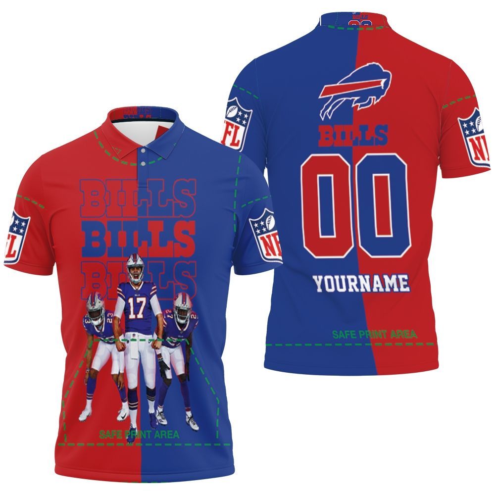 Buffalo Bills Afc East Division Champions Personalized 3D All Over Print Polo Shirt