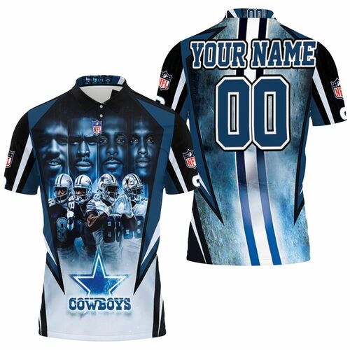 Dallas Cowboys 88 Drew Pearson Michael Irvin Dez Bryant Ceedee Lamb Personalized 3D All Over Print Polo Shirt