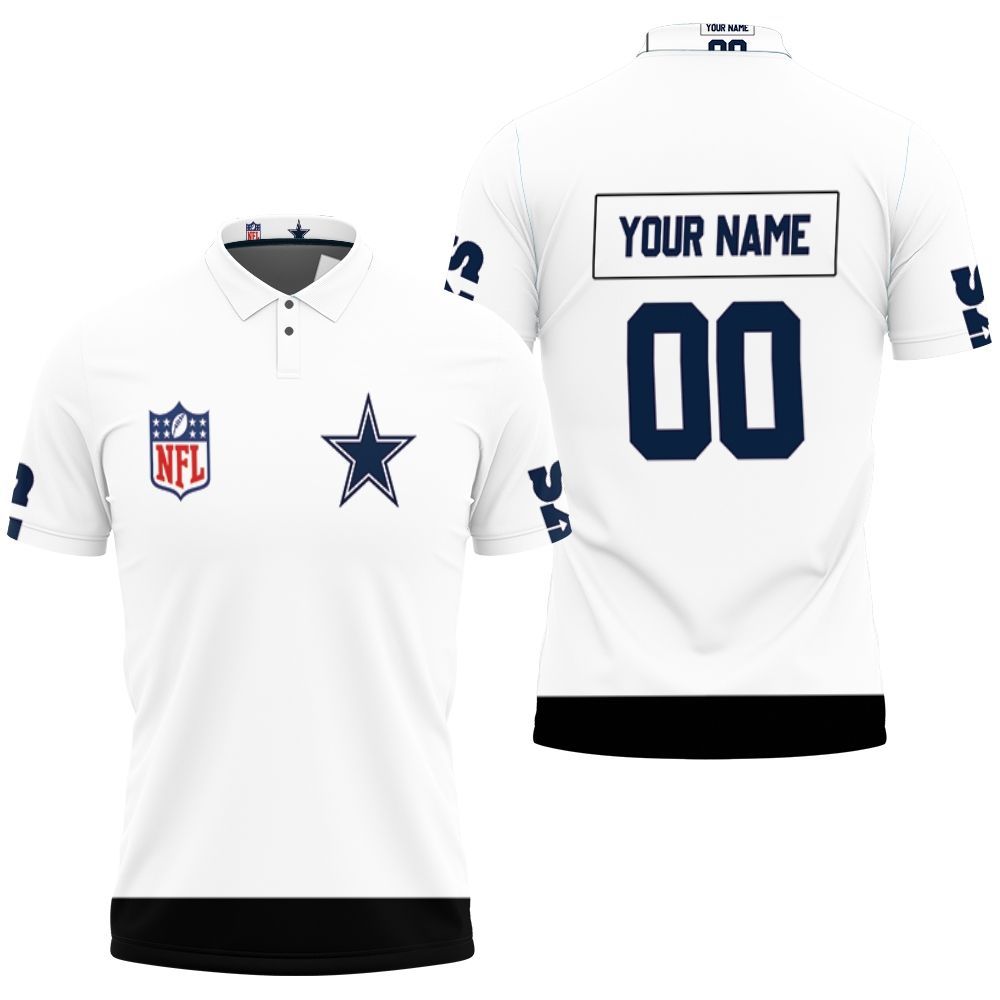 Dallas Cowboys Nfl Fan For Cowboys Lovers Jersey Style Personalized White 3D All Over Print Polo Shirt