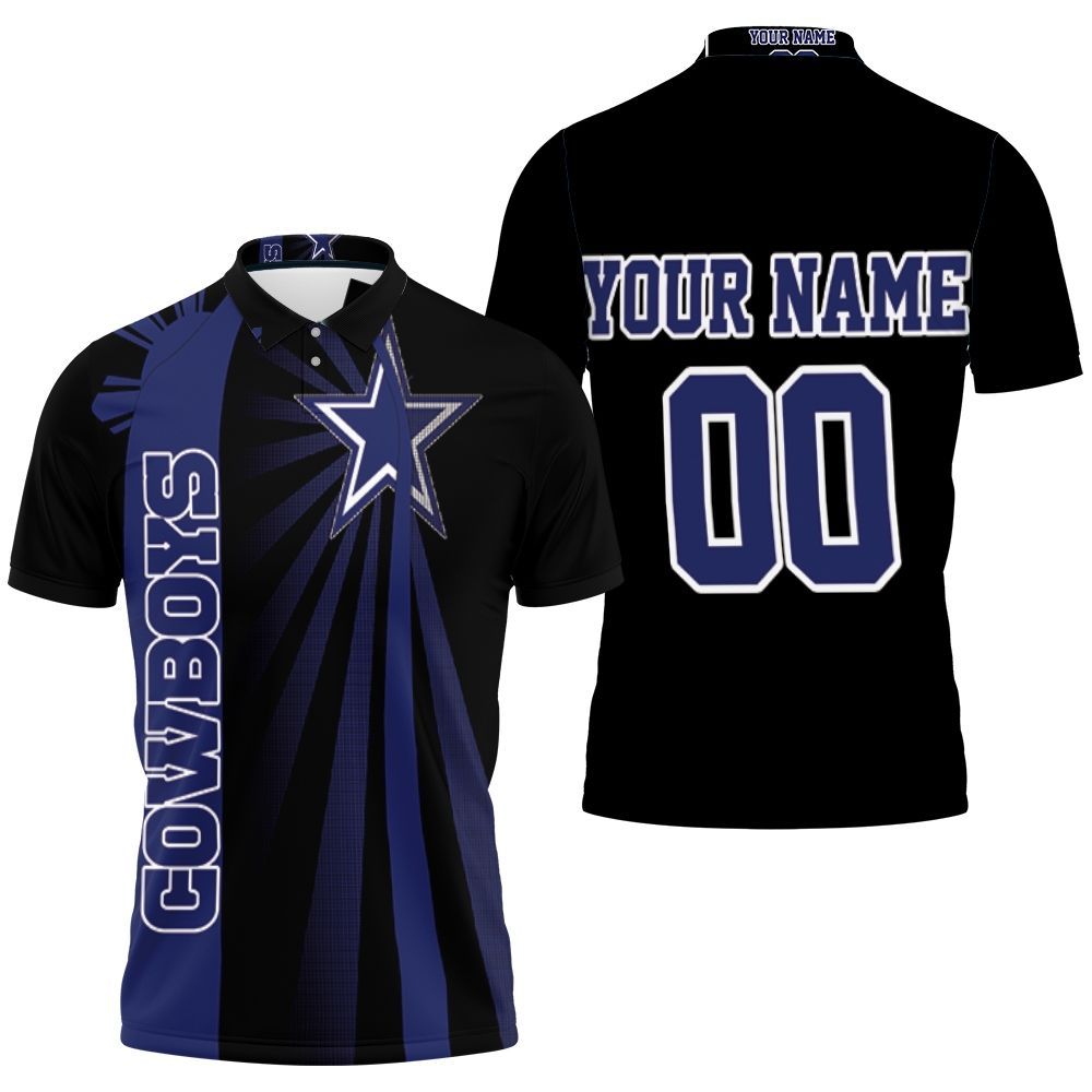 Dallas Cowboys Personalized 3D All Over Print Polo Shirt