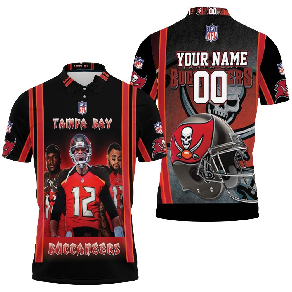 Design Tampa Bay Buccaneers Super Bowl Nfc South Champions1 Personalized 3D All Over Print Polo Shirt