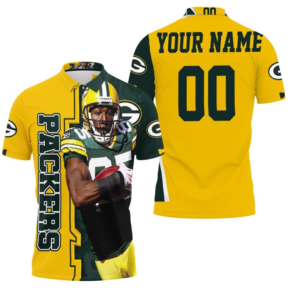 Greg Jennings Green Bay Packers Thanks Nfl Champion Nfc North Winner Personalized 3D All Over Print Polo Shirt