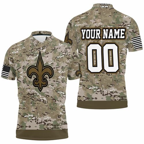 New Orleans Saints Camouflage Veteran Personalized 3D All Over Print Polo  Shirt - Trend Tee Shirts Store