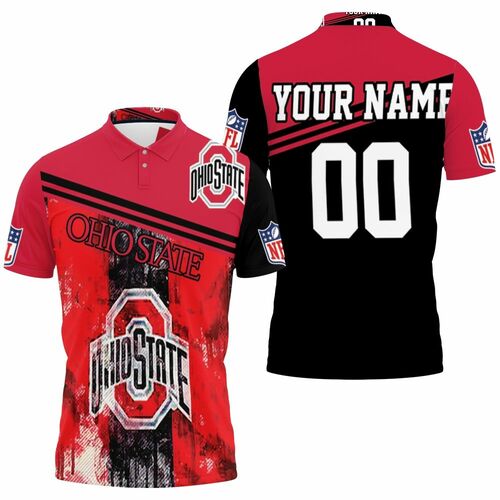 Ohio State Football Ohio State Buckeyes Legend Football Team Champions Personalized 3D All Over Print Polo Shirt