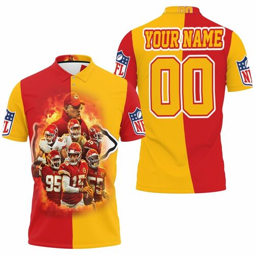 Snoopy Kansas City Chiefs Helmet Afc West Division Champions Super Bowl Personalized 3D All Over Print Polo Shirt