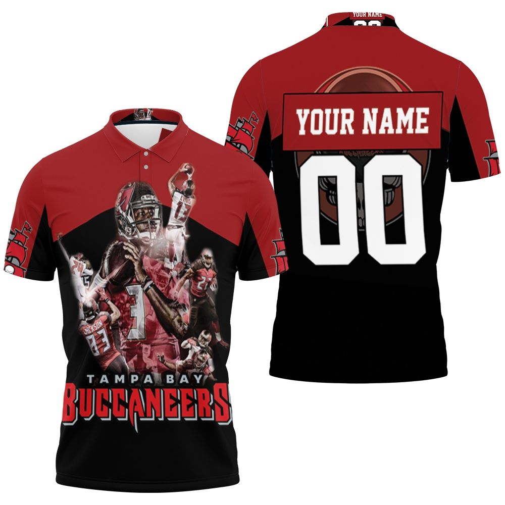 Tampa Bay Buccaneers Mashup Grateful Dead Nfc South Champions Super Bowl Personalized 1 3D All Over Print Polo Shirt