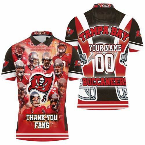 Tampa Bay Buccaneers Super Bowl Champions Thank Fan Personalized 3D All Over Print Polo Shirt