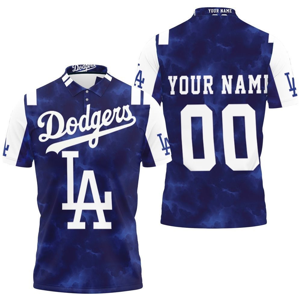 Los Angeles Dodgers Mlb Fan Personalized 3D All Over Print Polo Shirt