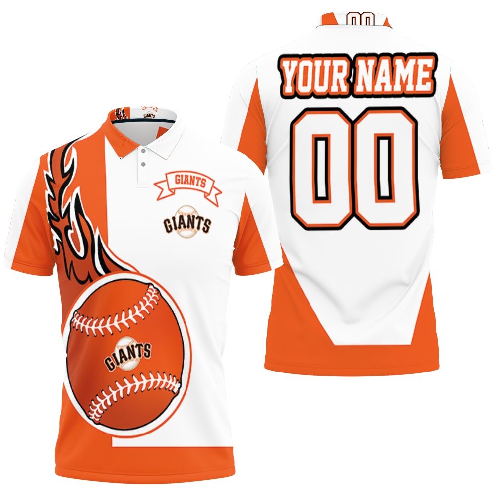 San Francisco Giants Personalized 3D All Over Print Polo Shirt