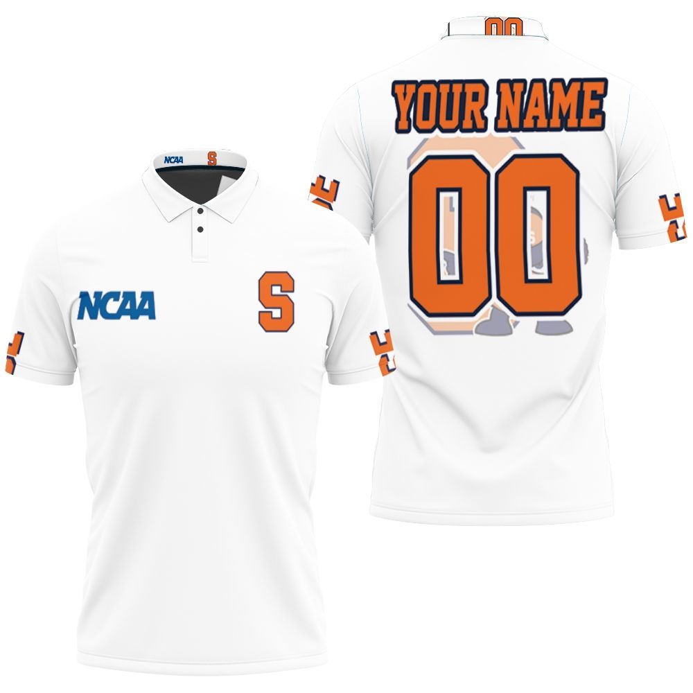 Syracuse Orange Ncaa Bomber Personalized 3D All Over Print Polo Shirt