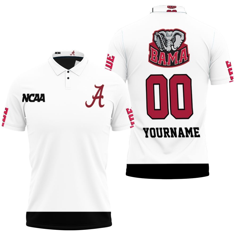 Alabama Crimson Tide Fans Personalized 3D All Over Print Polo Shirt