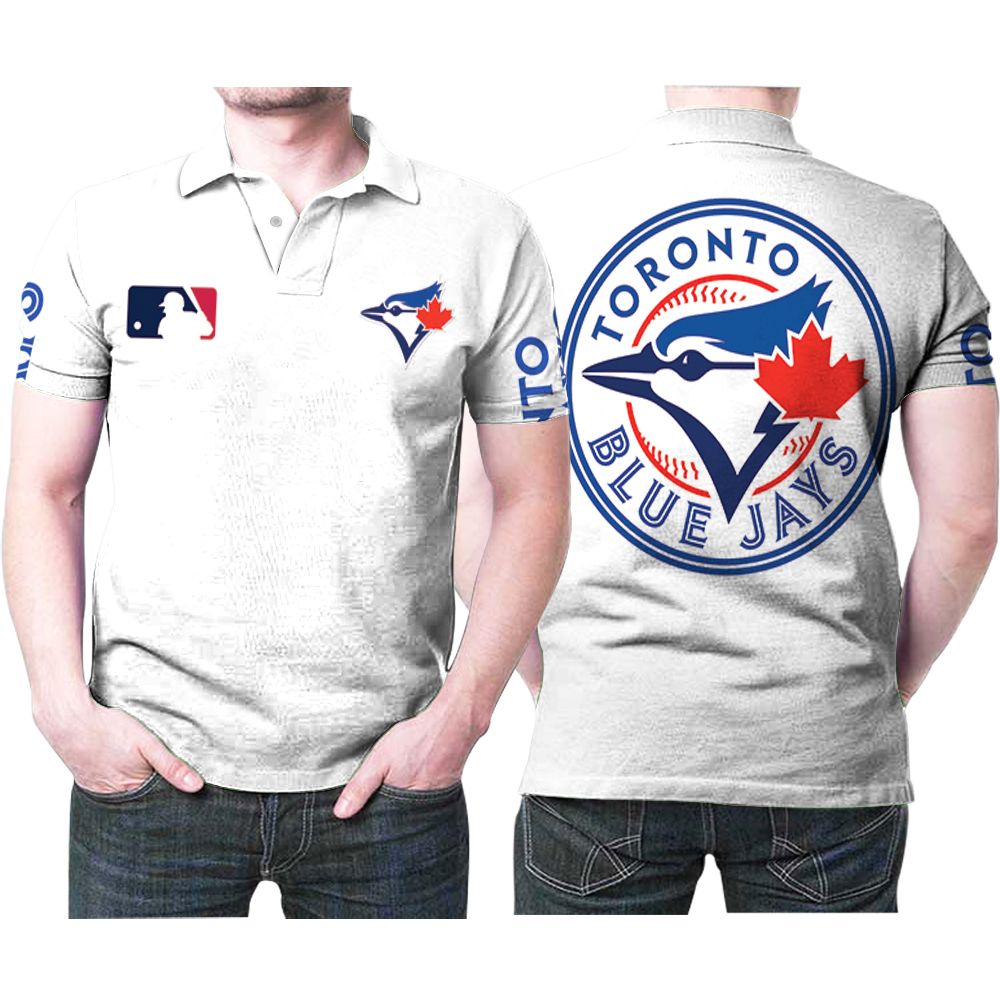 Art Toronto Blue Jays Mlb Baseball Team Logo 3D All Over Print Polo Shirt