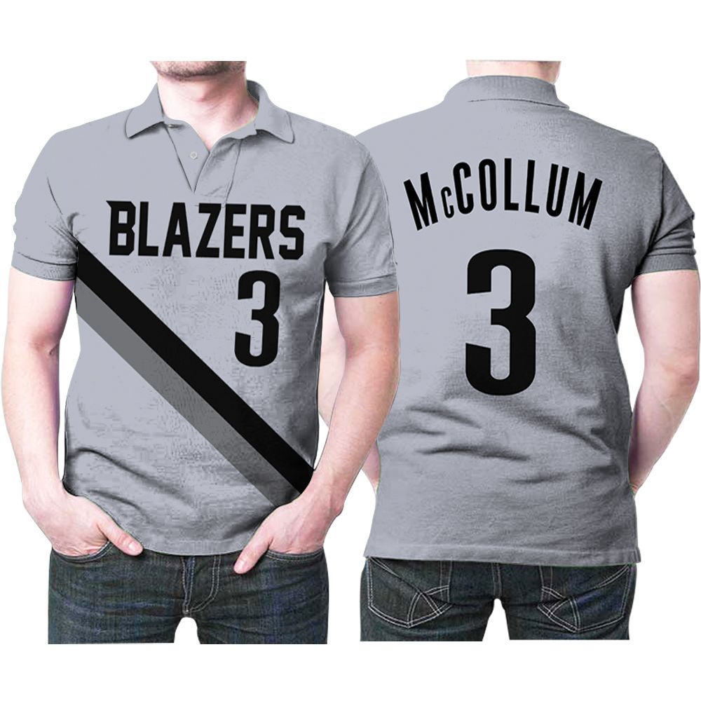 Portland Trail Blazers Cj Mccollum 3 Great Player Nba Basketball Team Jersey Style 3D All Over Print Polo Shirt