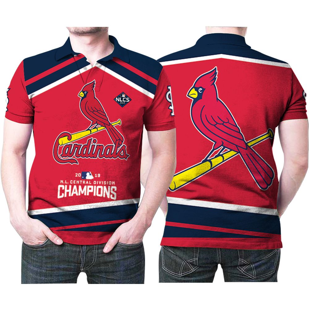 St Louis Cardials Nl Central Divisions Champions Logo 3D All Over Print Polo Shirt