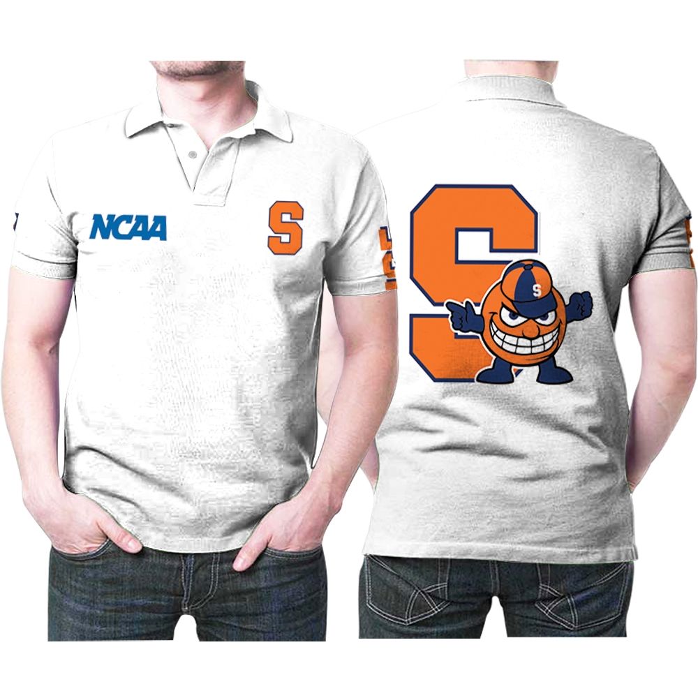 Syracuse Orange Ncaa 3D All Over Print Polo Shirt