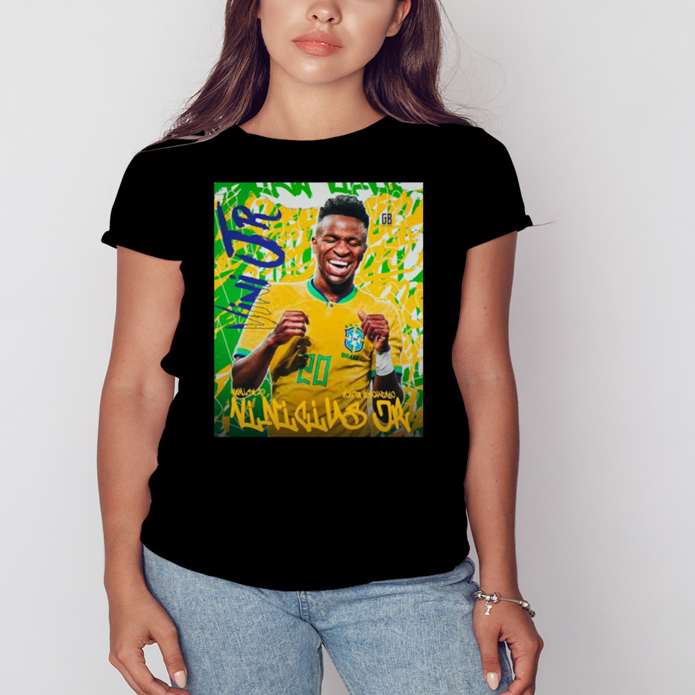 Vinicius Jr Brazil Football shirt - Wow Tshirt Store Online