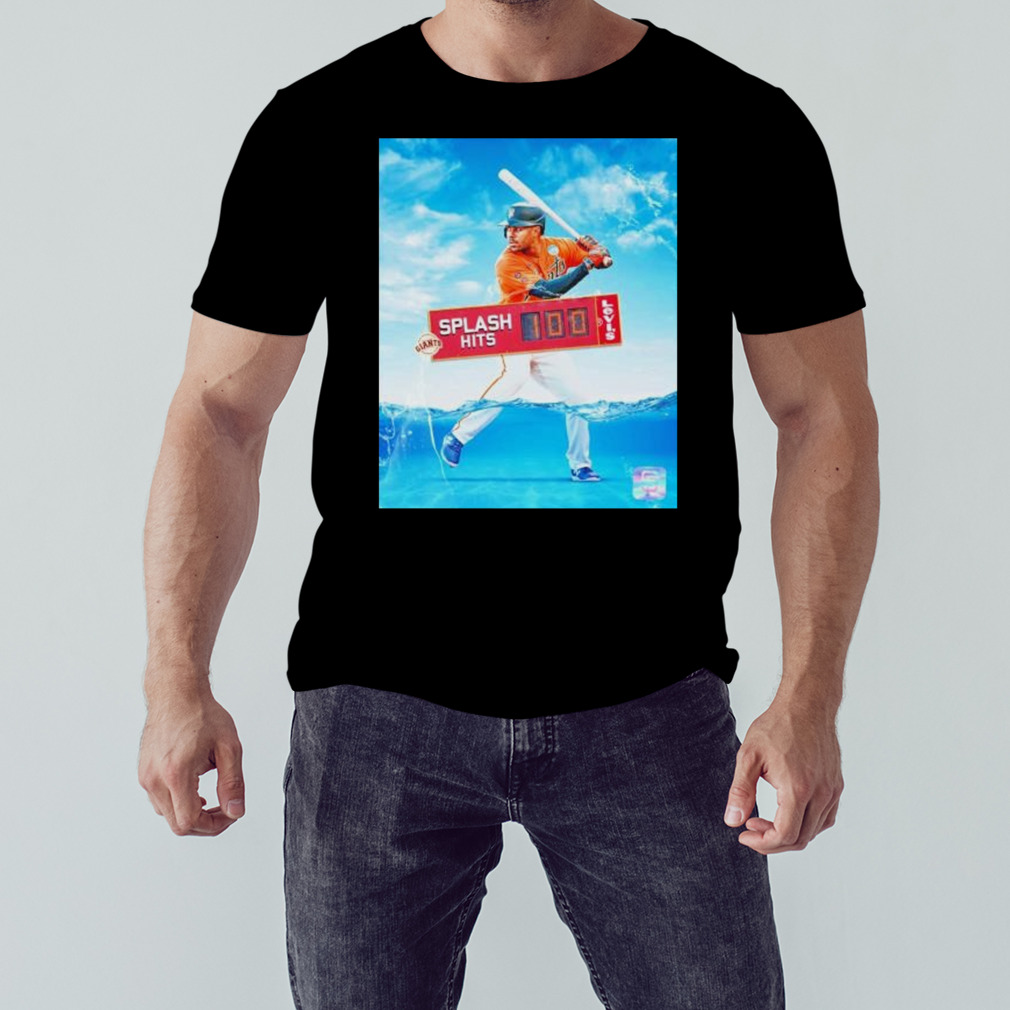 wade for one hundred LaMonte Wade Jr. SF Giants 100 splash hits shirt - Wow  Tshirt Store Online