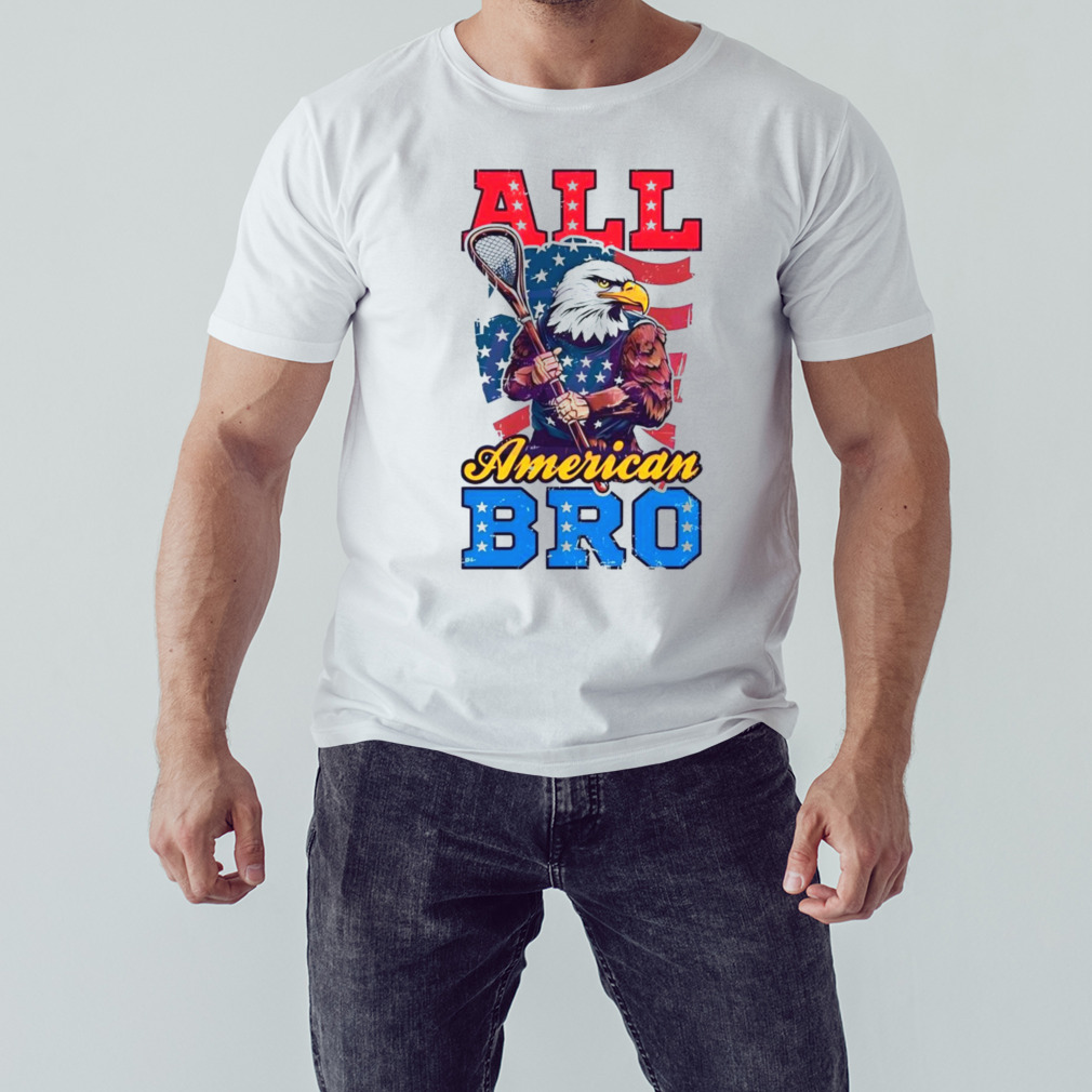 4th Of July All American Bro Eagle Softball 2023 Shirt