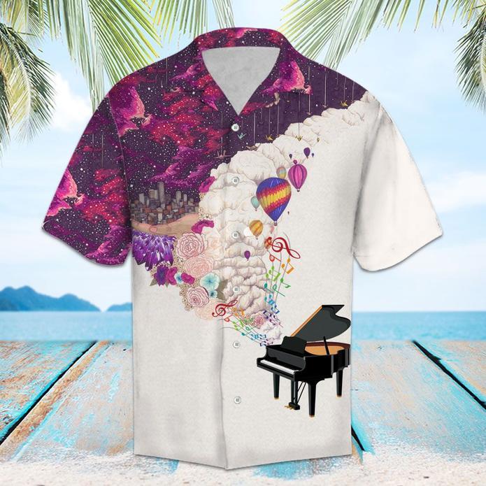 Amazing Piano Hawaiian Shirts