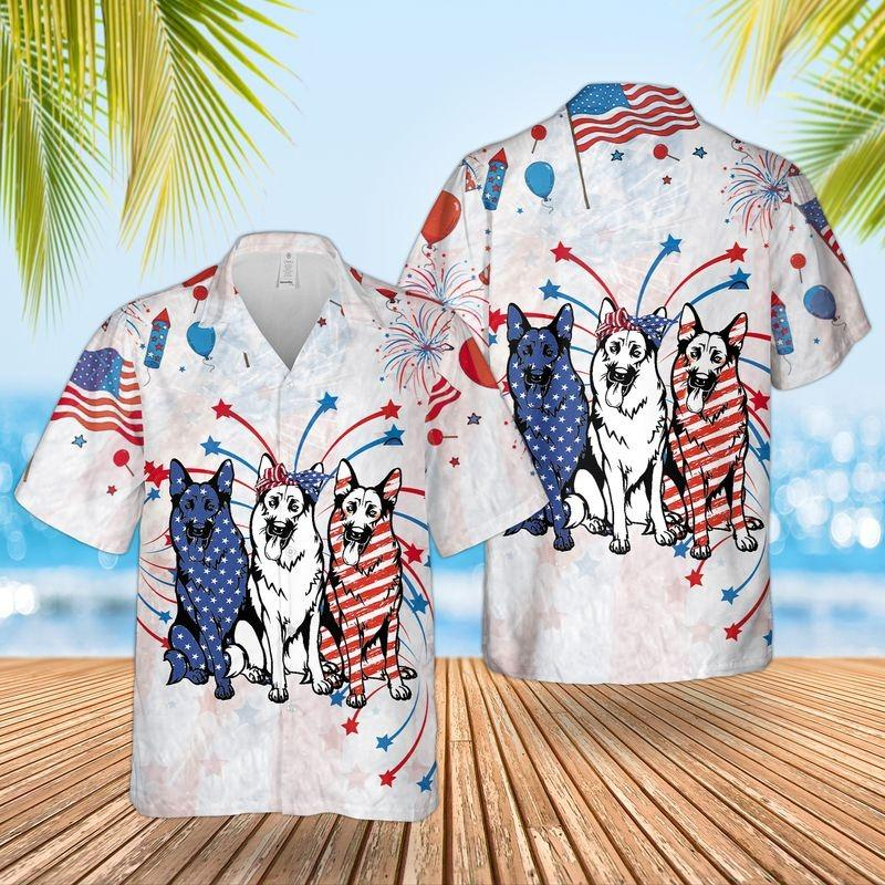 German Shepherd Hawaiian Shirt