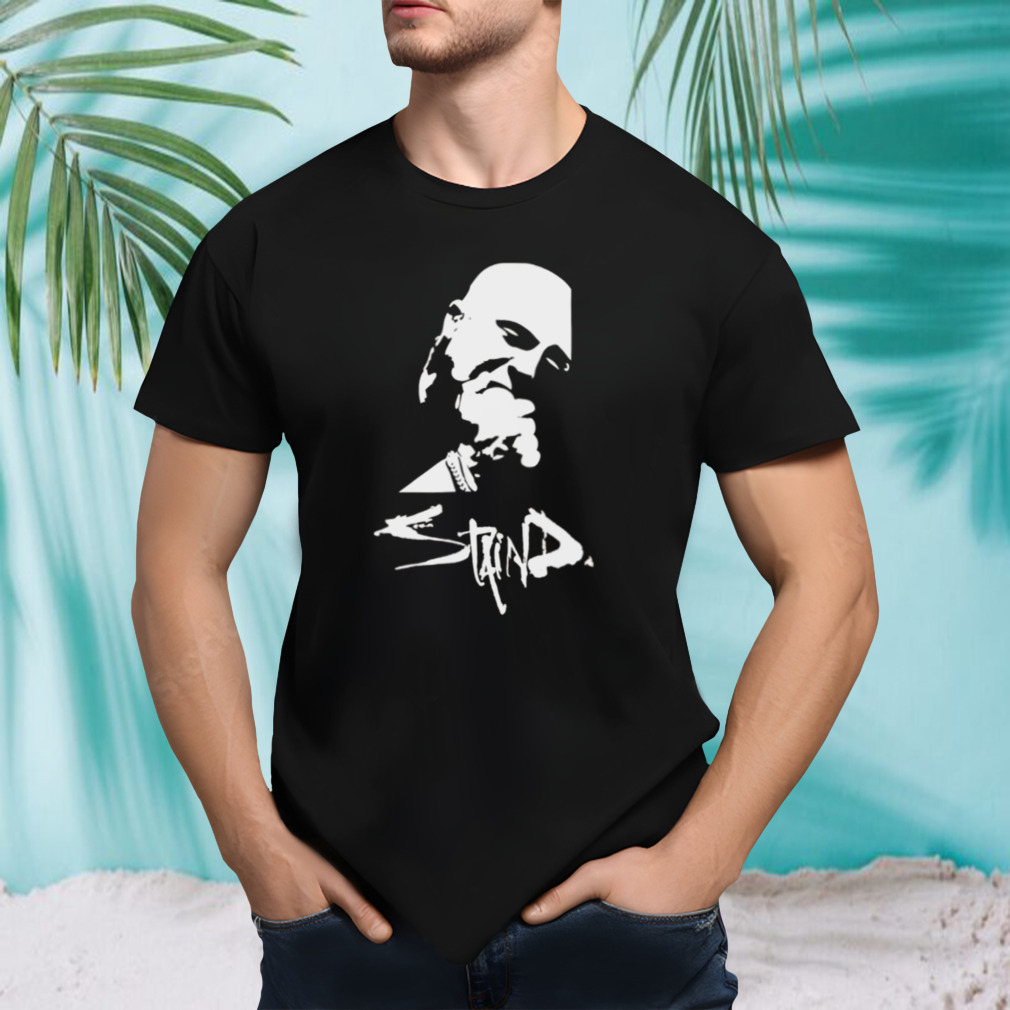 White Art Take Me Around Staind Shirt