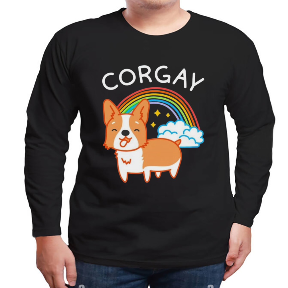 Corgay pride corgi shirt 3 Longsleeve tshirt