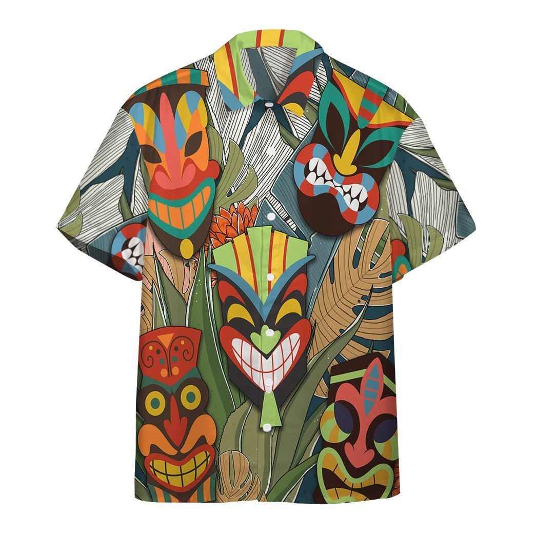 Tiki Head Hawaiian Shirt