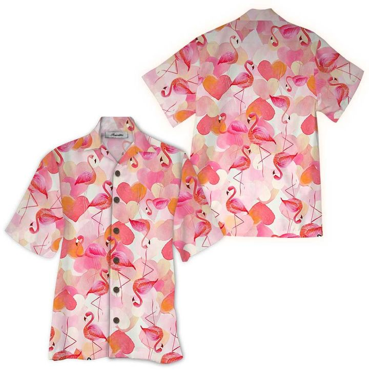 Top Flamingo Hawaiian Shirt Unisex