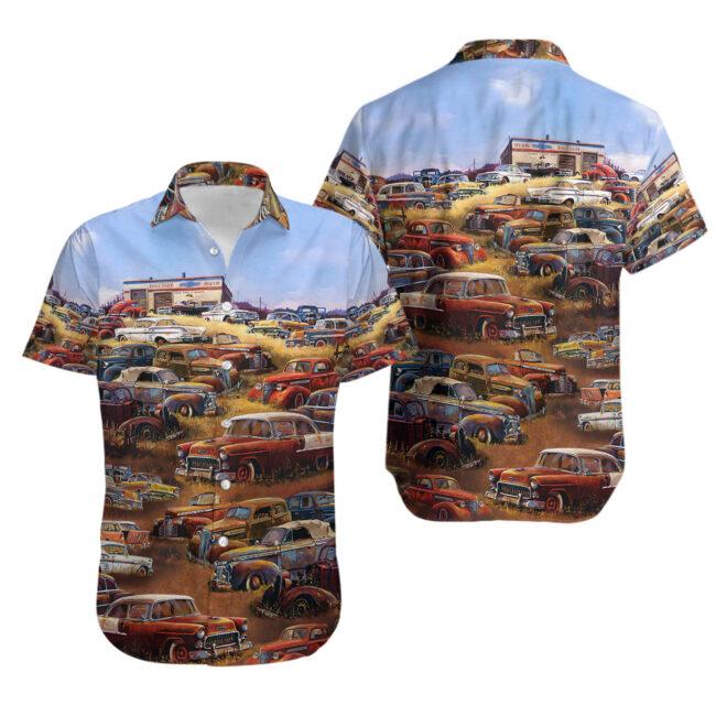 Vintage Cars Lover Hawaiian Shirt 1 Vintage Cars Lover Hawaiian Shirt
