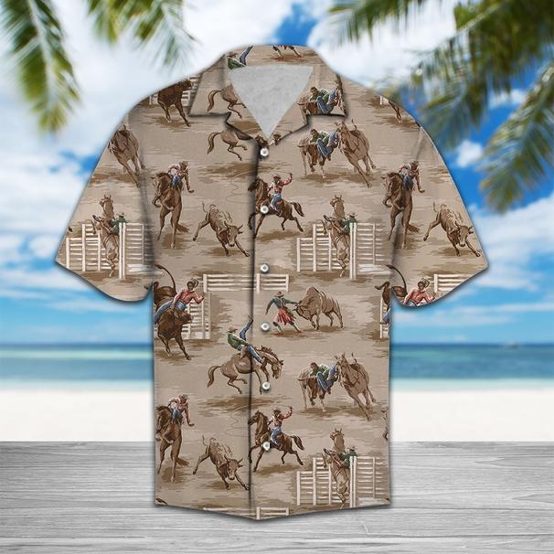 Vintage Rodeo Hawaiian Shirt