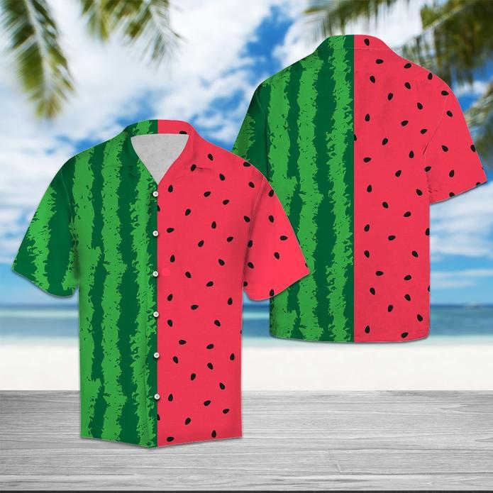 Watermelon Tropical Hawaiian Shirt 1 Watermelon Tropical Hawaiian Shirt