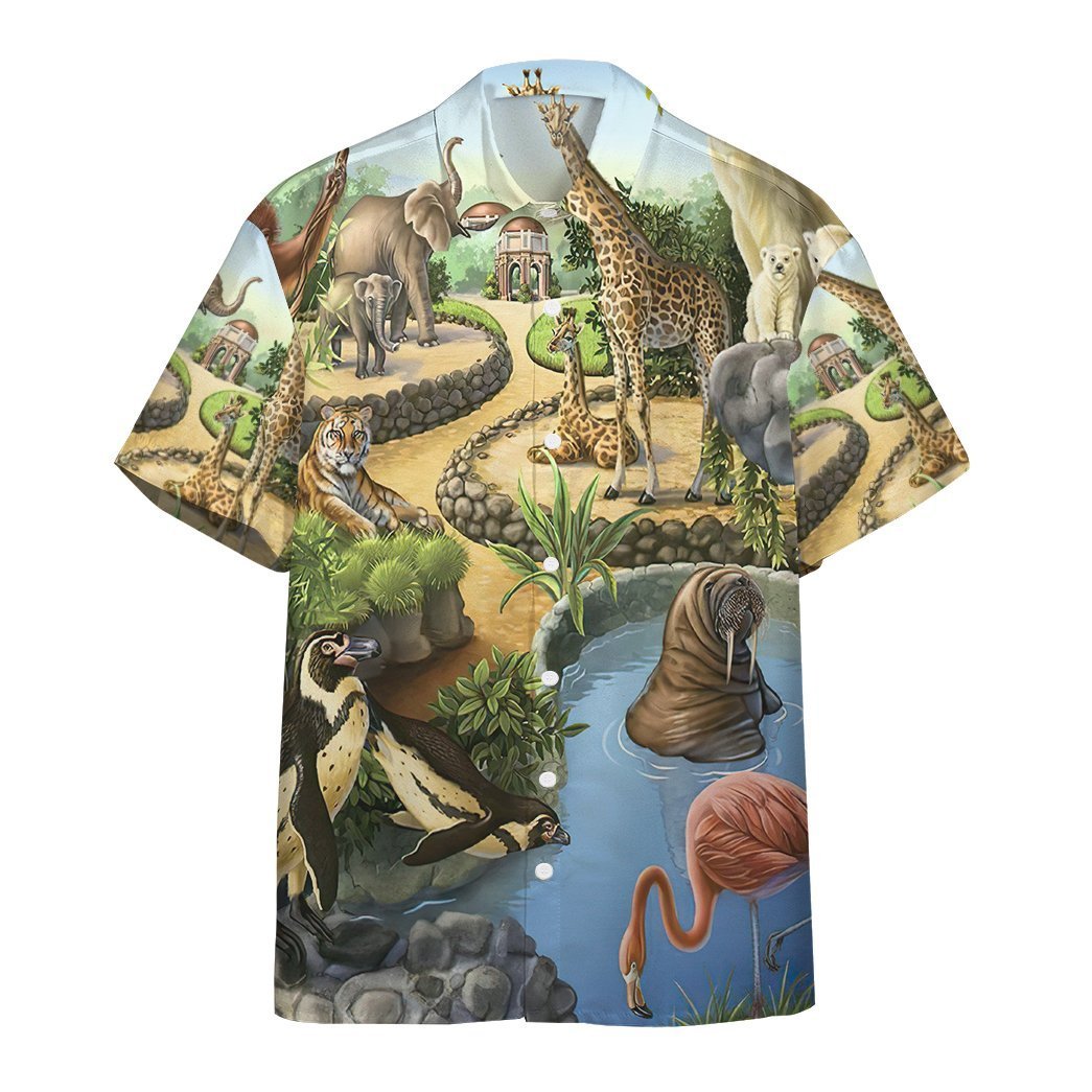 Zoo Animal Hawaiian Shirt