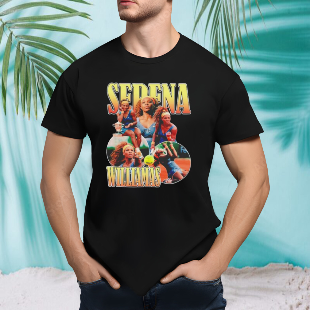 Serena Williams champions photo shirt