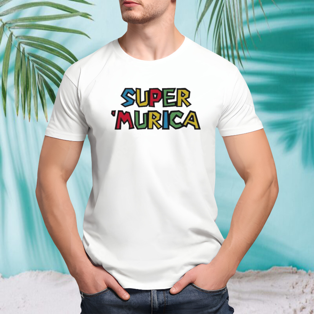 Super Murica Mario game shirt