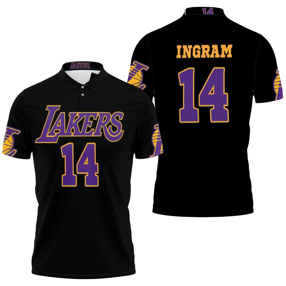 Brandon Ingram Lakers Jersey Inspired Style 3D All Over Print Polo Shirt