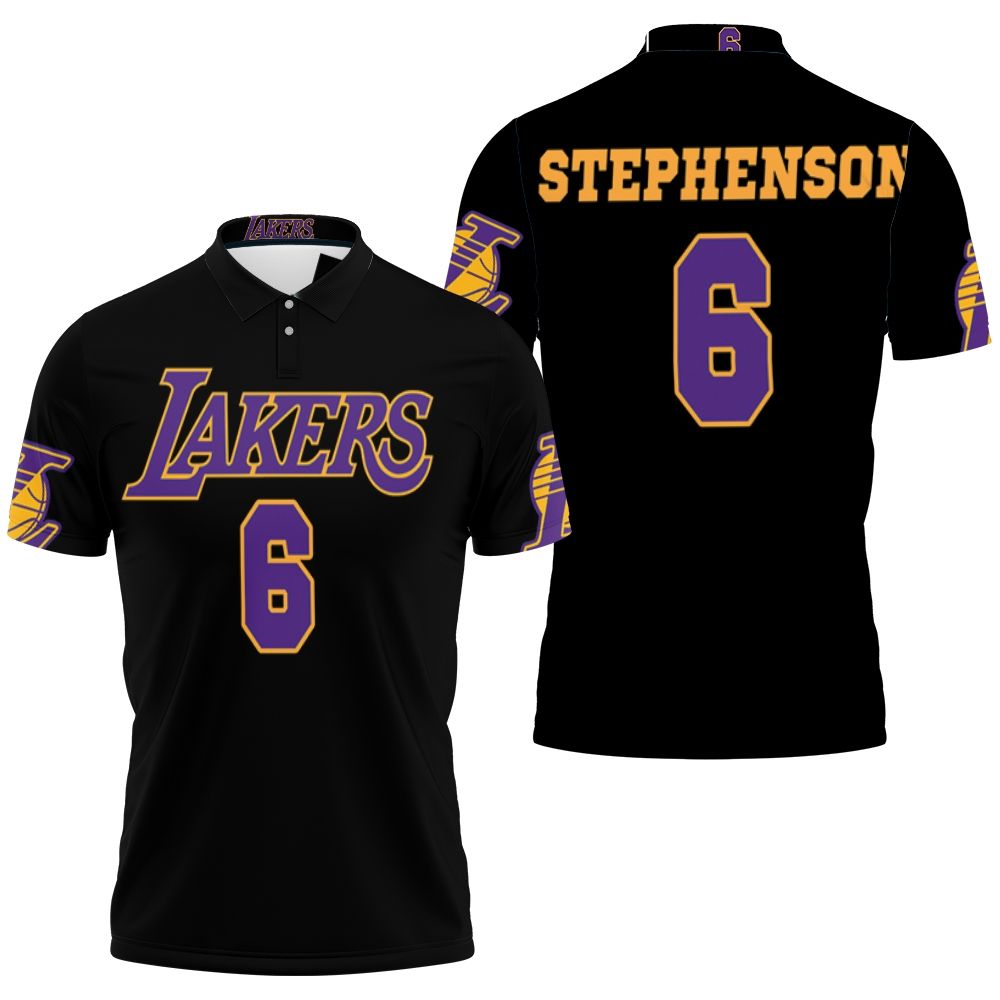 Lance Stephenson Lakers Jersey Inspired Style 3D All Over Print Polo Shirt