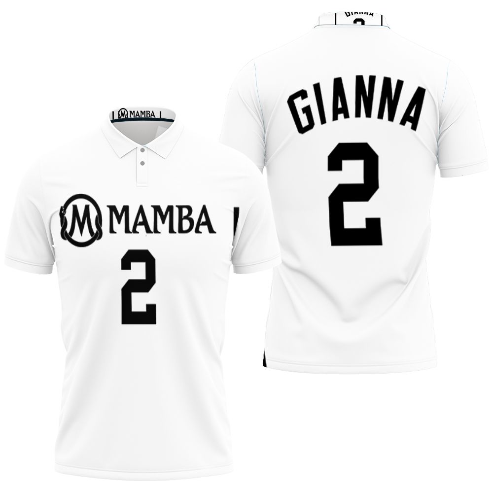 Mamba Forever Gianna Bryant 2 White Tribute  Allover Design 3D All Over Print Polo Shirt