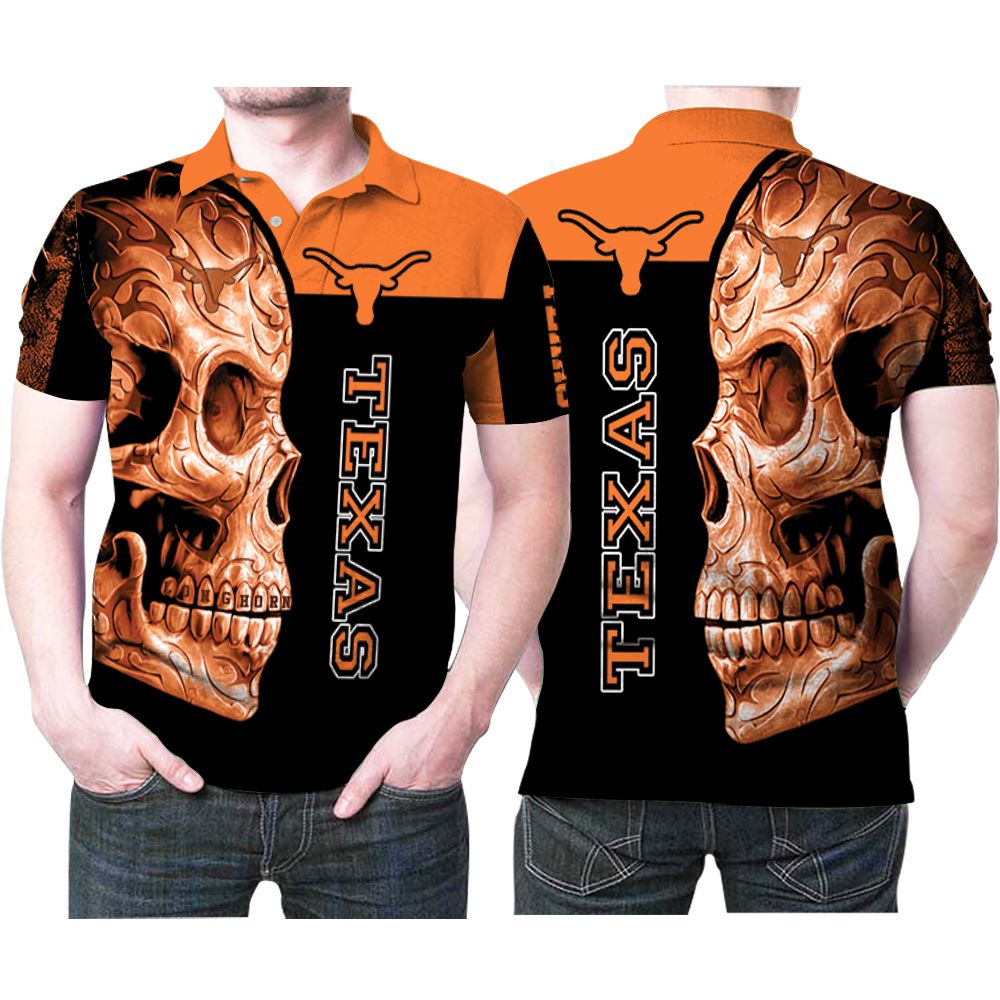 Sugar Skull Houston Astros Flower Pattern Polo Shirts