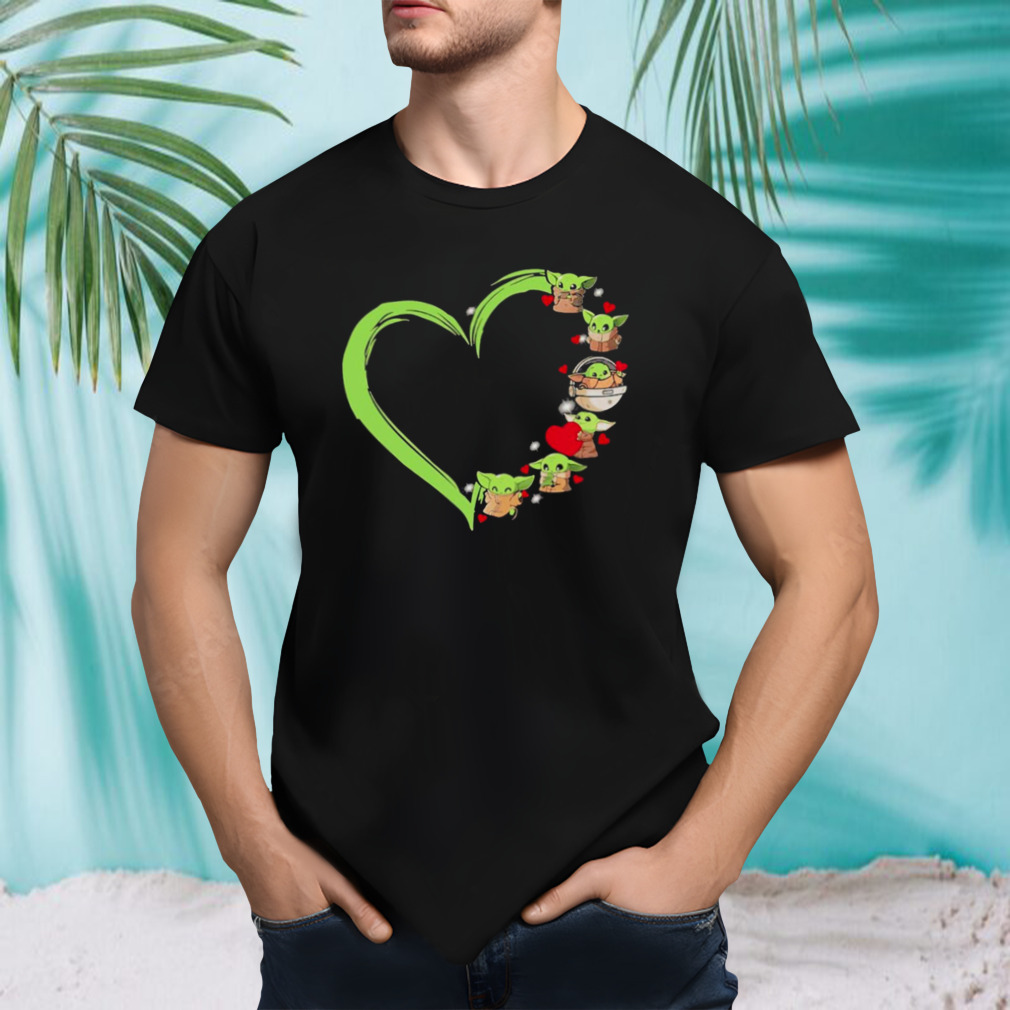 Baby Yoda Hug Heart 2023 Shirt