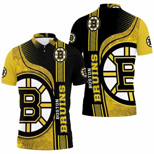 Boston Bruins Nhl Jersey 3D All Over Print Polo Shirt