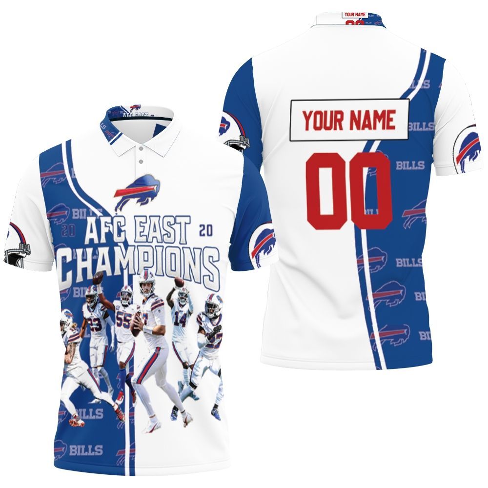 Buffalo Bills Afc East Champions Personalized 3D All Over Print Polo Shirt