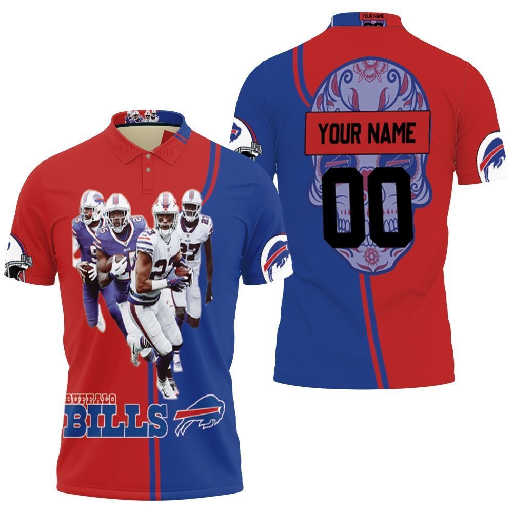 Buffalo Bills Afc East Division Champions Poco Loco Skull Personalized 3D All Over Print Polo Shirt Buffalo Bills Afc East Division Champions Poco Loco Skull Personalized 3D All Over Print Polo Shirt