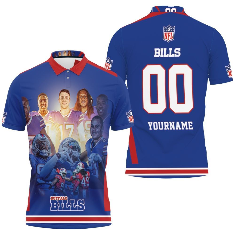 Buffalo Bills Afc East Division Snoopy Champions Personalized 3D All Over Print Polo Shirt