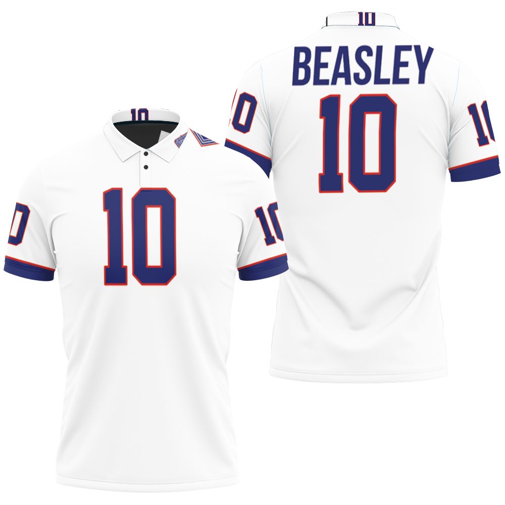 Buffalo Bills Cole Beasley #10 Great Player Nfl American Football Team White Vintage  Bills Fans Polo Shirt